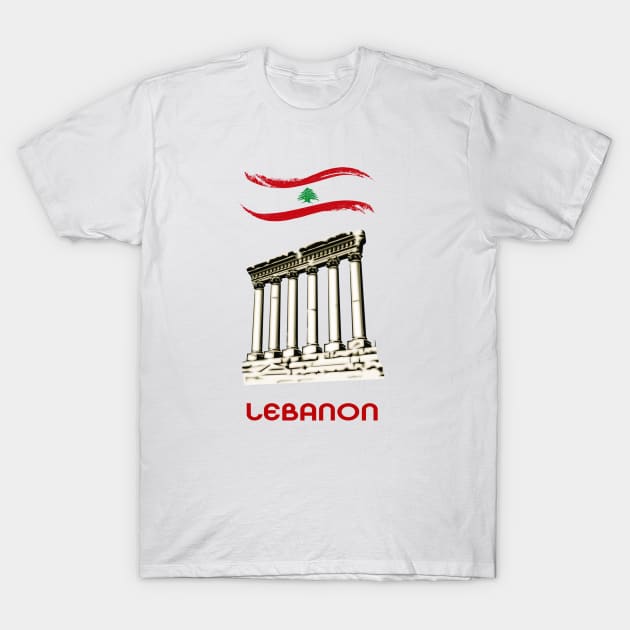 lebanon T-Shirt by ART&LINES